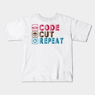 Code | Cut | Repeat Kids T-Shirt